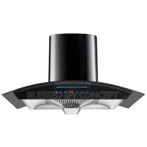90cm Automatic Kitchen Extractor Black