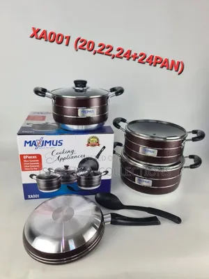 Quality 8-Piece Non-Stick Cookware Set – Durable Pots Fry Pan.