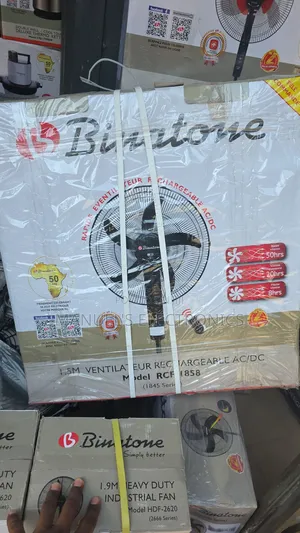 Binatone 18inch Rechargeable Standing Fan With Remote Control Soft T