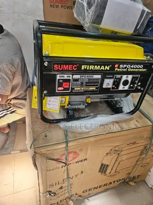 Come I Have Brand New Sumec Firman Petrol Gen 4.5kva 100% Copper Coil