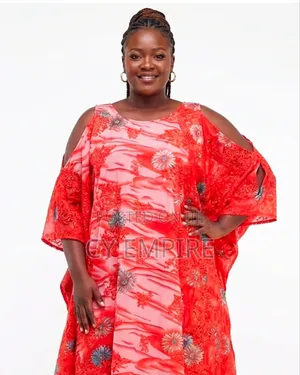Red Cold Shoulder Bubu