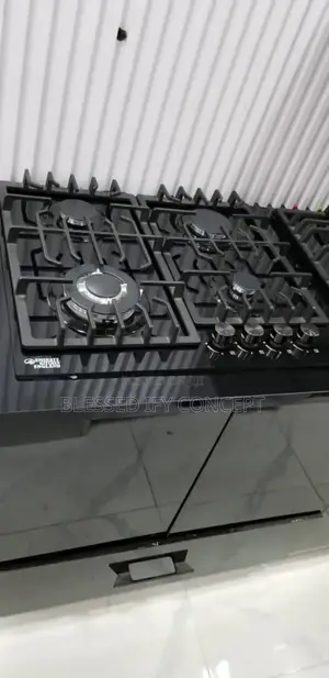 Quality 4 Gas Burner Black