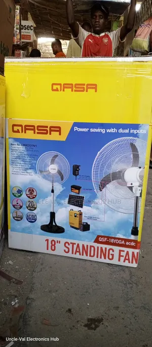 Qasa 18" Ac/Dc Standing Fan