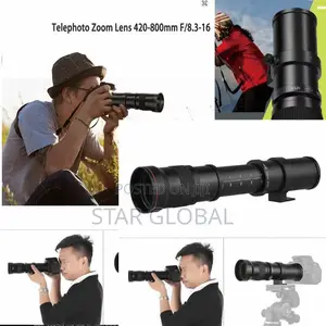 420-800mm F8.3-f16 Manual Zoom Super Telephoto Lens