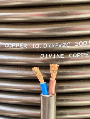 10mm2 × 2c Dc Flexible Copper Battery Cable – Silicone Insulated