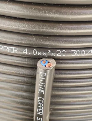 4.0mm2 × 2c Dc Flexible Copper Battery Cable – Silicone Insulated