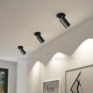 Led Single Mounted Track Light 3 Colours Light Black Body