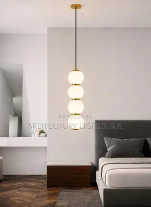Bedside Pendant Lights for Bedroom Nordic 4 Ball Pendant Lamp