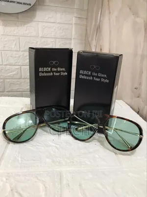 Oversized Pilot Sunglasses Uv Protection Retro Double Bridge Design