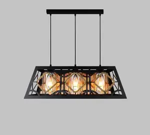 Wrought Iron Ceiling Lamp Wrought Iron Glass Box