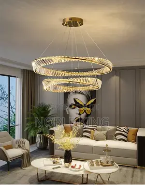 Modern Crystal Lustre Ceiling Chandelier Gold