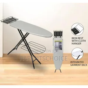 Ironing Table With Iron Stand and Garment Rack