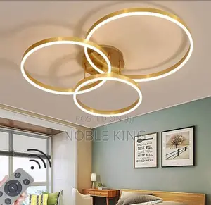 Nordic Creativity Cross Circle Chandeliers for Bedroom Living Room