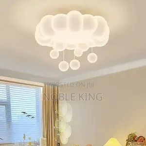 Modern Creative Circular Cloud Acrylic Led Ceiling Lamp Living Room