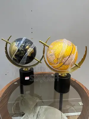 Luxury Light Gold Globe Ornament