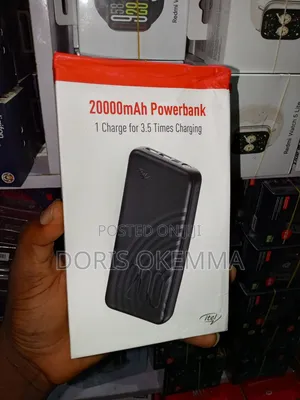 Itel Star 200 – 20,000mah High-Capacity Power Bank With Led Torch