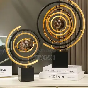 Luxury Metal Globe Ornament
