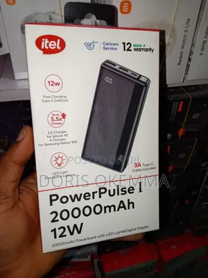 Itel Powerpulse 1 – 20,000mah Power Bank