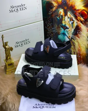 Quality Original Alexander McQueen Unisex Sandals