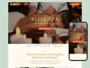 Spa/Beauty Website - Luxurious Quality in Lagos