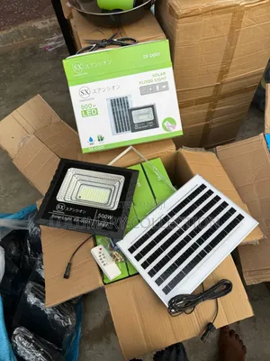 500w Solar Security Light Outdoor Led Flood Light With Remote Control