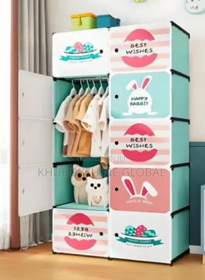 Storage Wardrobe 
Size: 81cm X 49cm X 154cm