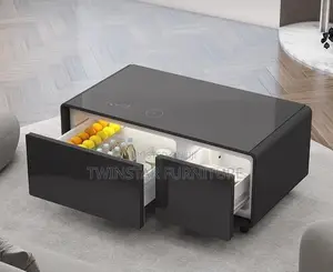 Modern Luxury Refrigerated Centre Table With Bluetooth Usb.