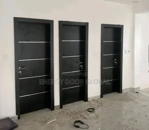 Black Silverline HDF 3ft/7ft Interior/Room Doors