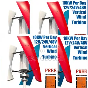 Get Home Farm Business 10kw Per Day Vertical 48v Turbine Windmill
