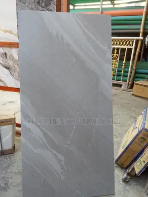 120 by 600 Rustic Floor Tiles Grey Color