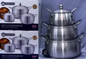 Crown Star 6pcs Aluminium Cookware Set