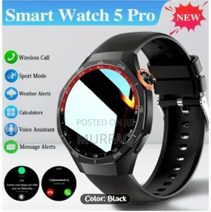 Watch 5 Pro - Fitness Tracker With Nfc, Voice Wireless Calling
