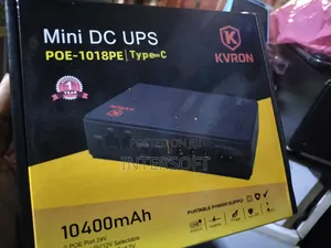 Mini Dc Ups (Model Poe-1018pe) for Powering Routers and CCTV Cameras.