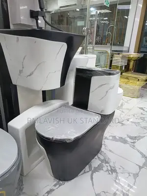 Executive England Water Closet Set With Suspended Wash Hand Basin