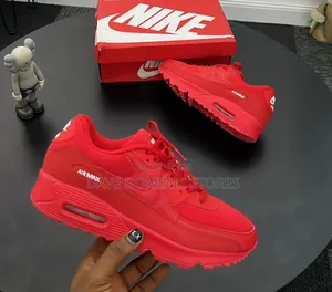 Nike Airmax Red Sneakers