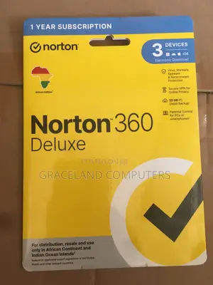 3users Norton 360 Deluxe Internet Security (3 Devices Antivirus)