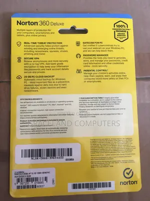 3users Norton 360 Deluxe Internet Security (3 Devices Antivirus)