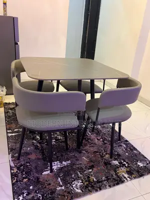 Marble Dinning Table and Chairs