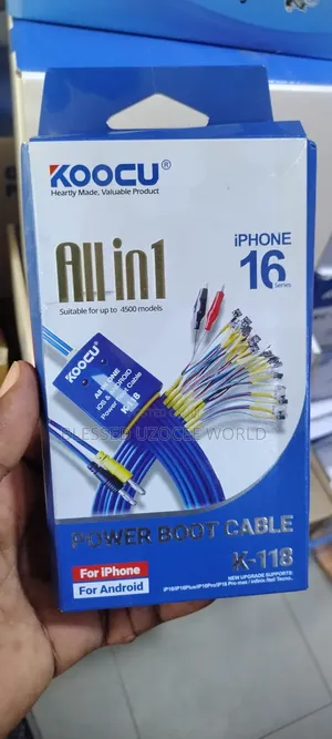 Koocu All in One iPhone to 16 + Android Power Iboot Pro Cable