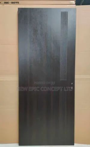 Room Wooden Door 3ft by 7ft HDF With Frame
