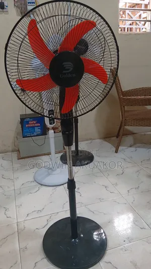 Golden Rechargeable Solar Fan