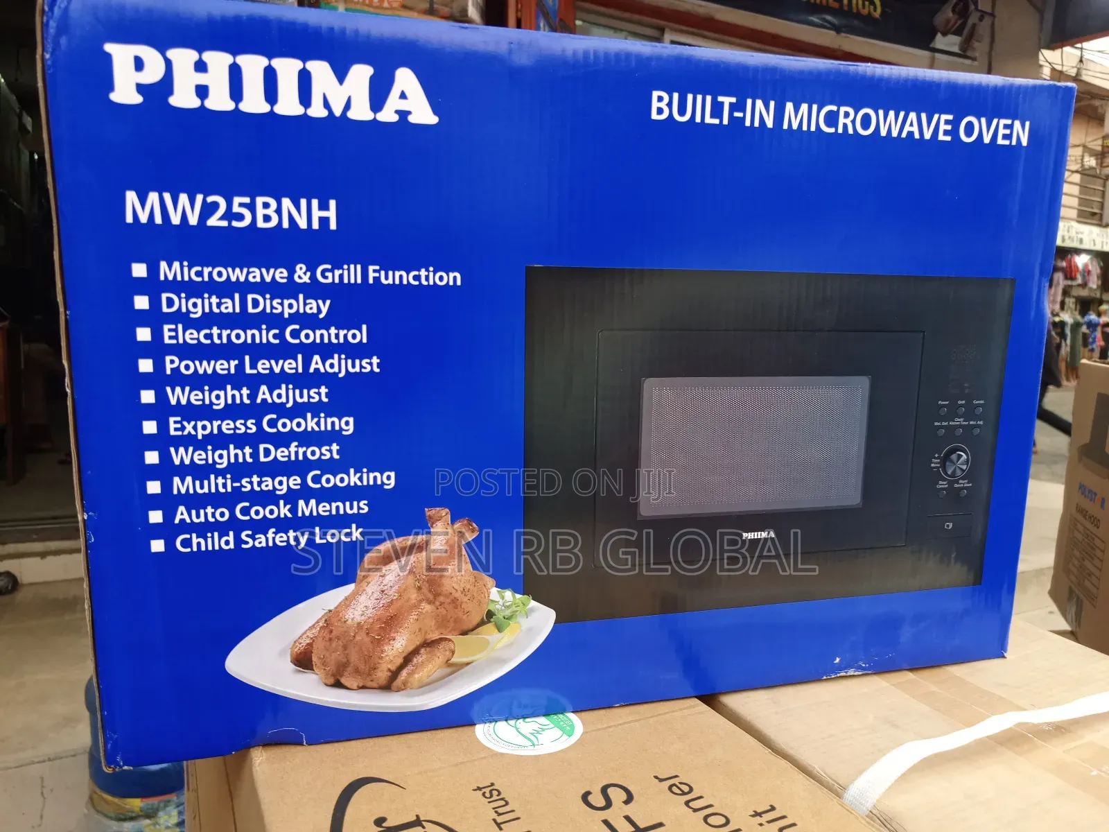 Phiima 25l Built-in Microwave With Grill | Mw25bnh