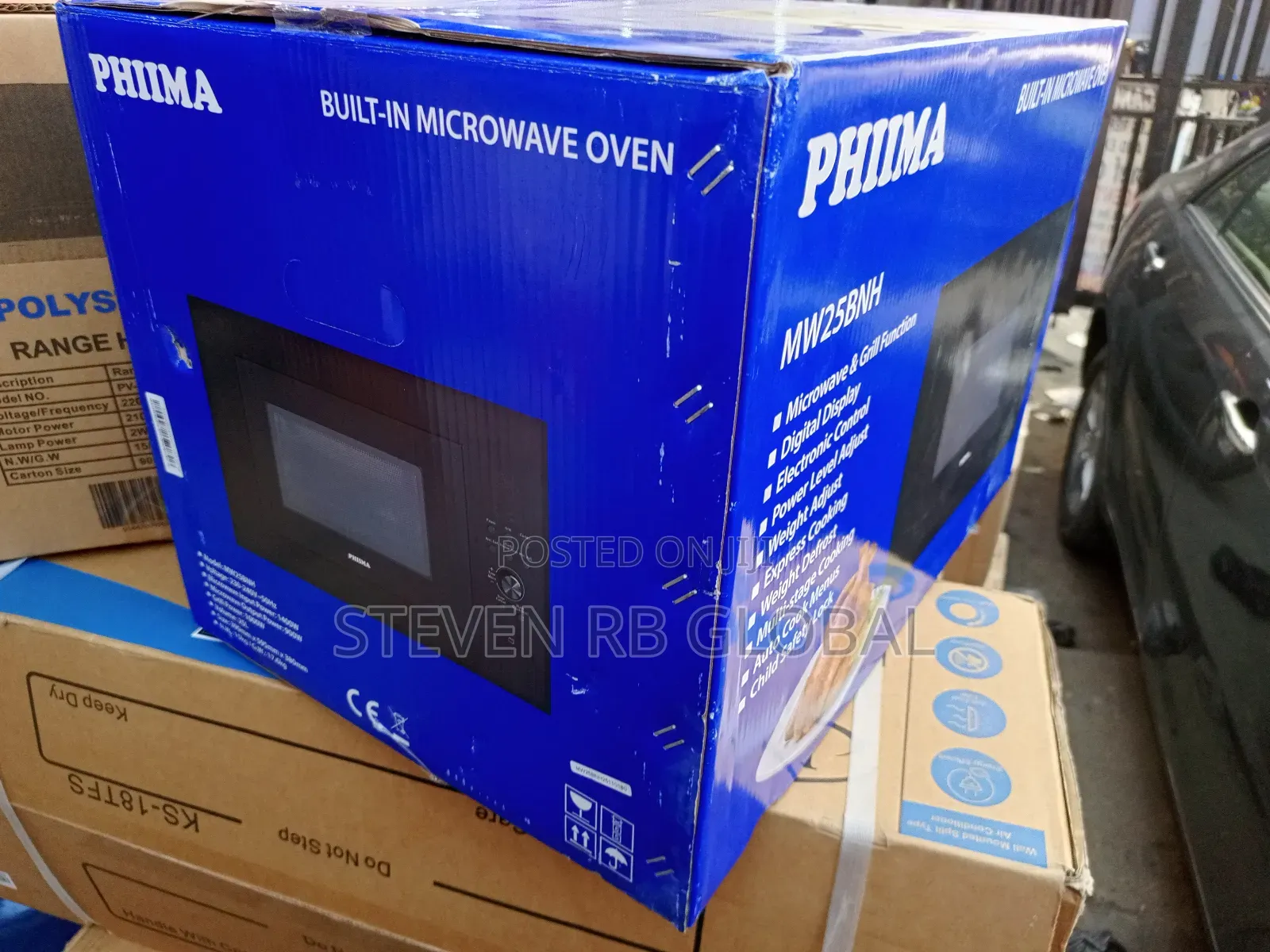 Phiima 25l Built-in Microwave With Grill | Mw25bnh