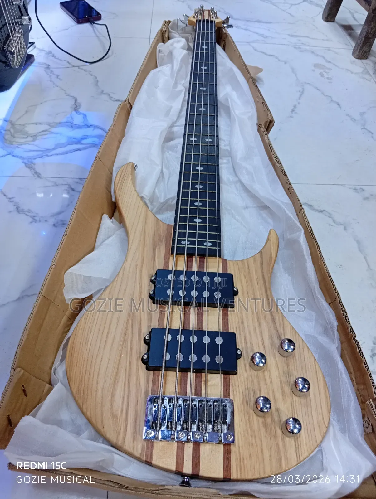 Magna Five String Active Bass Guitar