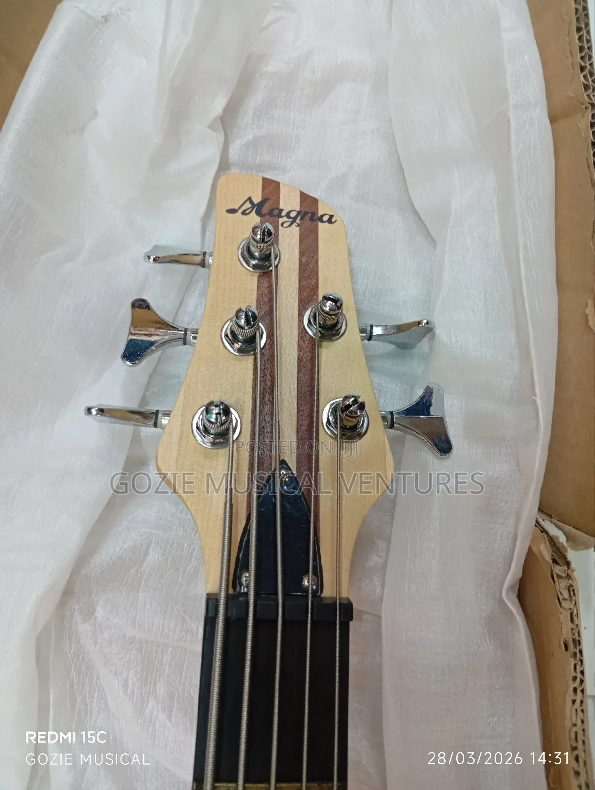 Magna Five String Active Bass Guitar