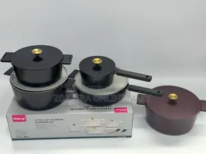 14pcs Cast Aluminium Cookware Set