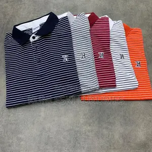 Original Tommy Hilfiger Strips Polo T-Shirt Collections