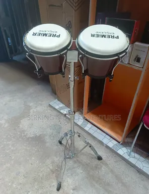 Medium Bongo Drum With Stand