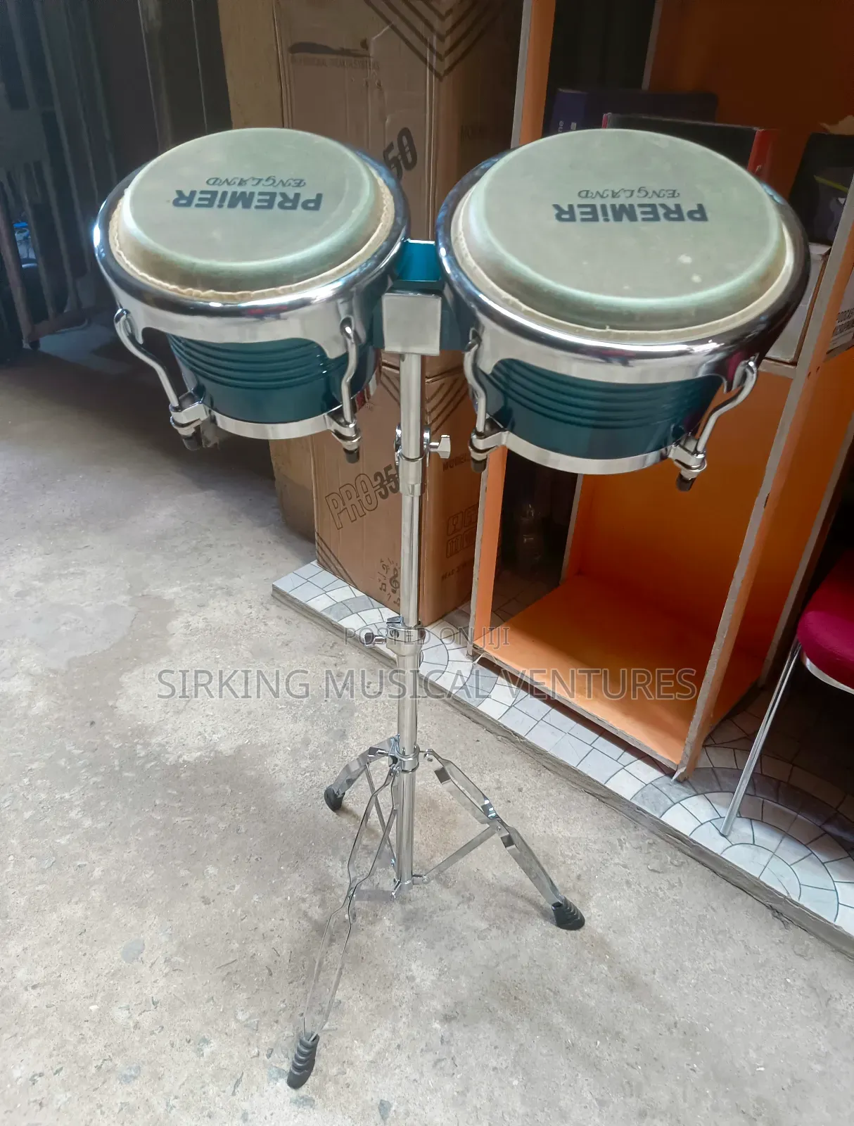 Bongo Drum Big Size With Stand