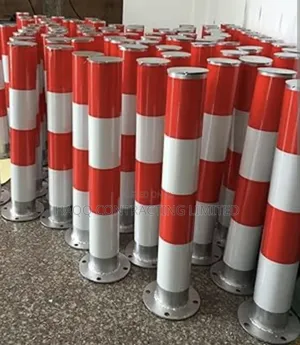 Durable Safety Bollard Poles Fabrication in Large Number